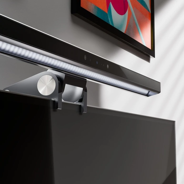 Alogic Illuminate Light Bar with 4K Autofocus Camera Space Grey