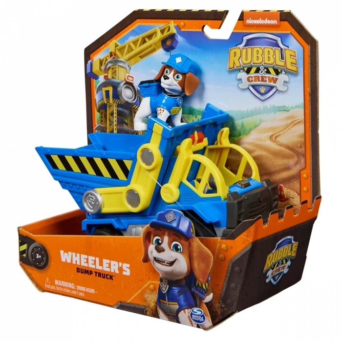Αυτοκινητάκι Spin Master Vehicle Paw Patrol Rubble and his Crew Wheeler