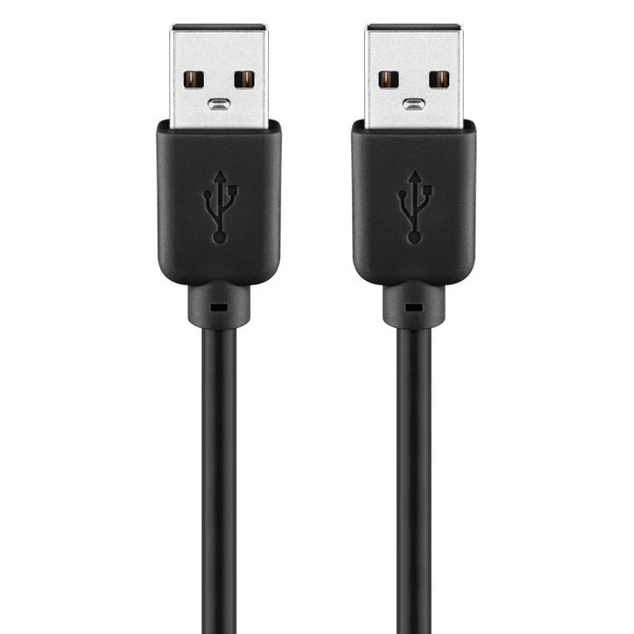 Καλώδιο USB Goobay 2.0 Type A 93595, copper, 5m, μαύρο