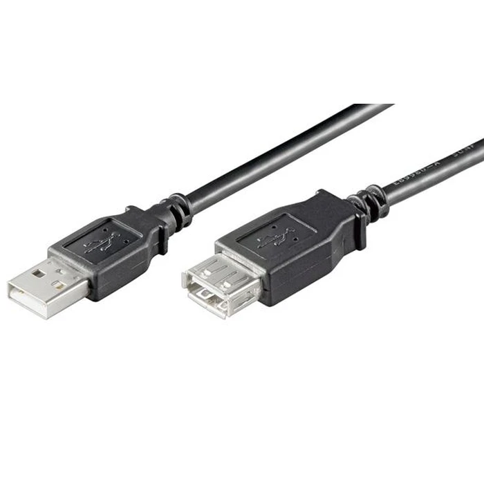 Καλώδιο Προέκτασης Usb Goobay 93599 Αρσενικό Σε Θηλυκό 1.8m Μαύρο