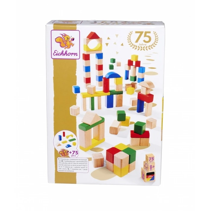 Τουβλάκια Simba Wooden Blocks 75 years 76 blocks 