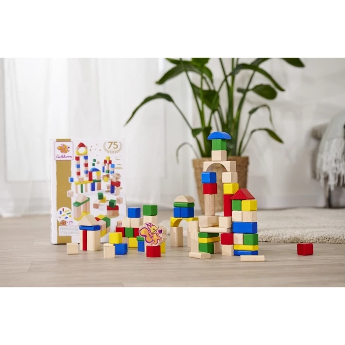 Τουβλάκια Simba Wooden Blocks 75 years 76 blocks 