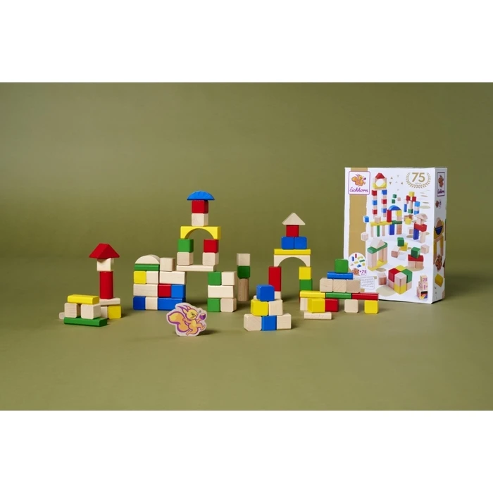 Τουβλάκια Simba Wooden Blocks 75 years 76 blocks 