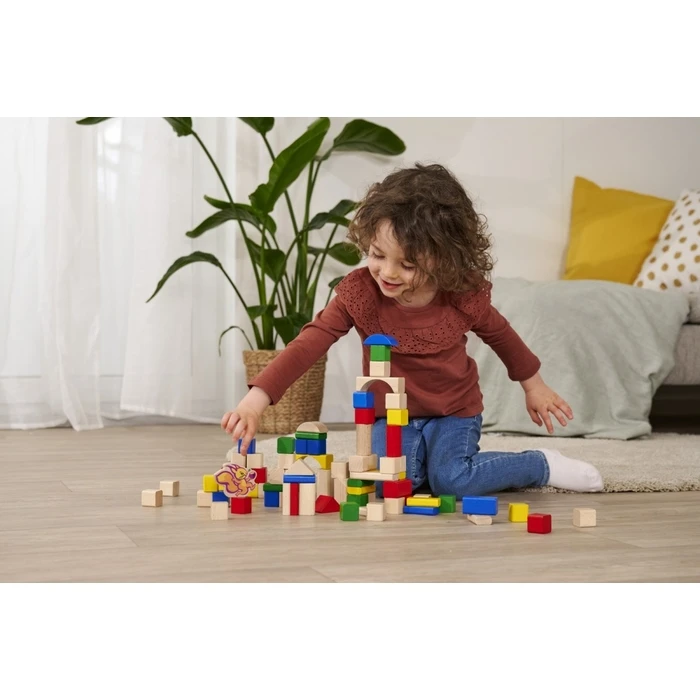 Τουβλάκια Simba Wooden Blocks 75 years 76 blocks 
