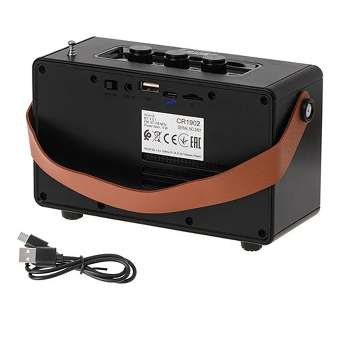 Φορητό Ηχείο Bluetooth Camry Cr1902 Fm Usb-C Black