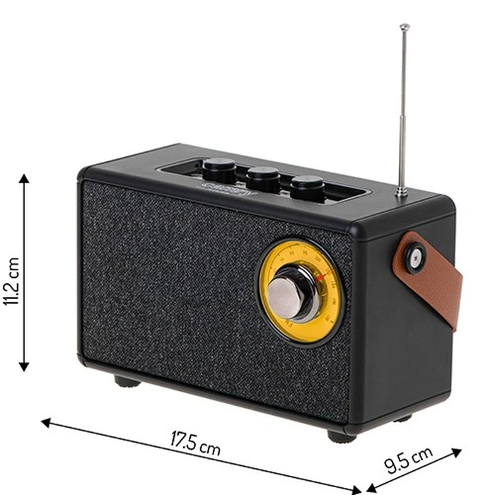 Φορητό Ηχείο Bluetooth Camry Cr1902 Fm Usb-C Black