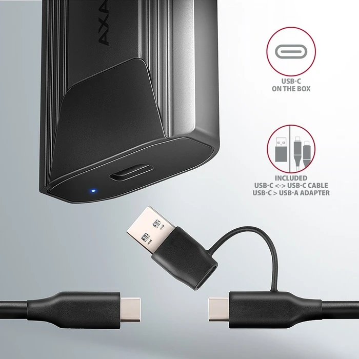 Θήκη Σκληρού Δίσκου Axagon Eem2-Gts2 Usb-C Enclosu Re Gen2 M.2 Nvme/Sata S