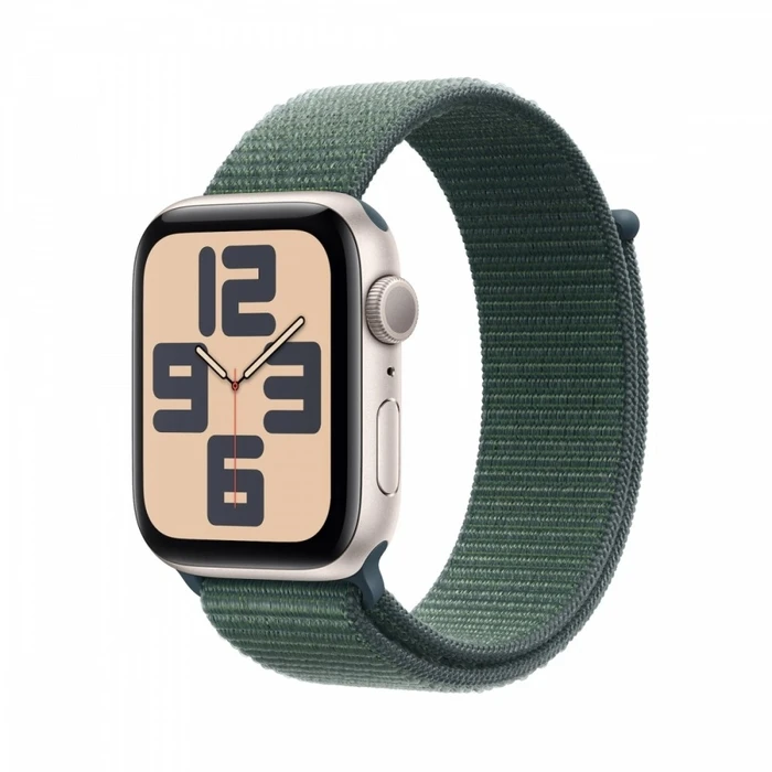 Smartwatch Apple Watch SE GPS 44 mm Starlight Aluminium with Lake Green Sport