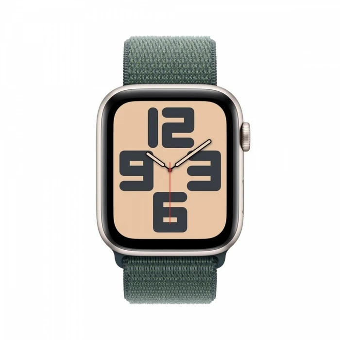 Smartwatch Apple Watch SE GPS 44 mm Starlight Aluminium with Lake Green Sport