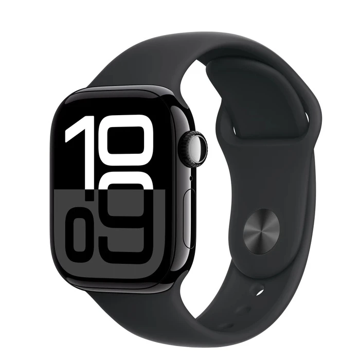 Smartwatch Apple Watch Series 10 GPS 42 mm Jet Black Aluminium with Black Sport - S/M