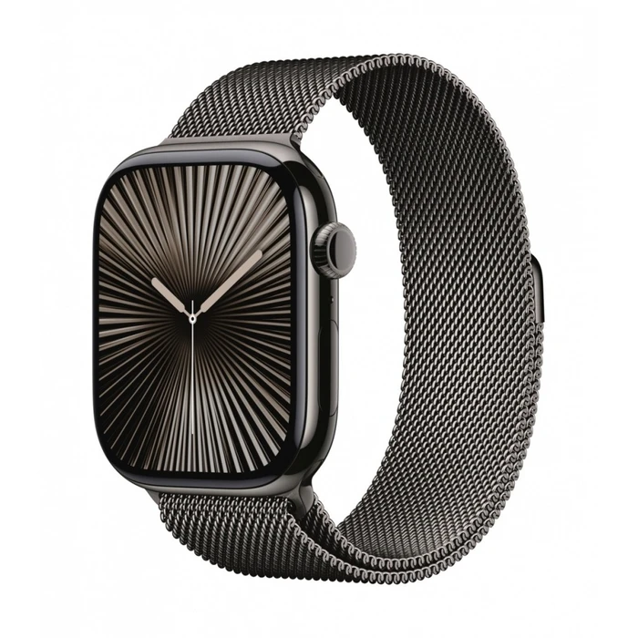 Smartwatch Apple Watch Series 10 GPS + Cellular 46 mm Slate Titanium with Slate Milanese - S/M