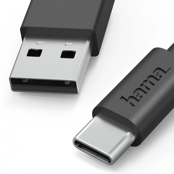 Καλώδιο Hama Usb Usb-A Usb-C Black
