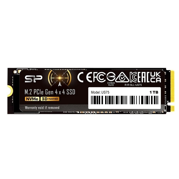 Σκληρός Δίσκος M.2 SSD 1TB Silicon Power US75 1TB PCIe Gen4x4 NVMe