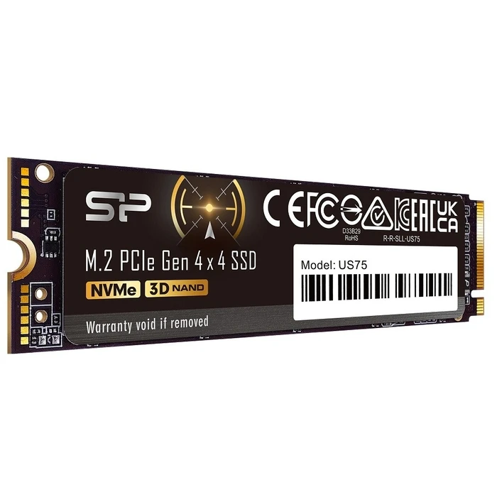 Σκληρός Δίσκος M.2 SSD 1TB Silicon Power US75 1TB PCIe Gen4x4 NVMe