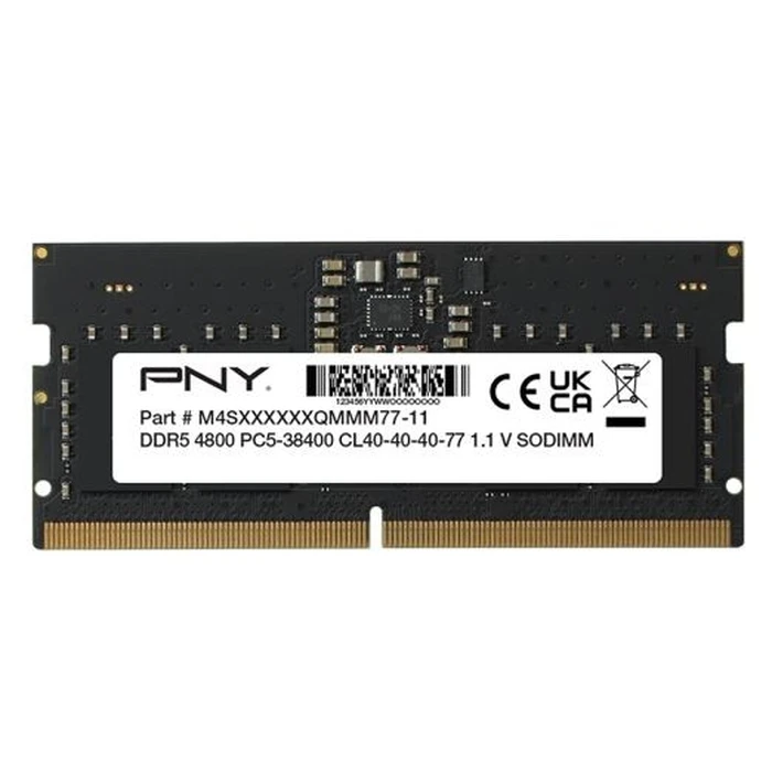 Μνήμη RAM Φορητού PNY 16gb Ddr5 Sodimm 4800 Mn16gsd54800-Blk