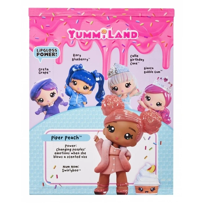 Κούκλα MGA Yummiland Large Lipgloss Pet, Piper Peach