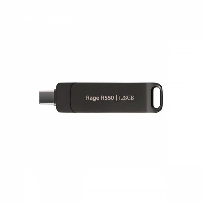 USB Flash 128 GB Patriot Pendrive Rage R550 Usb Type-C/Usb A