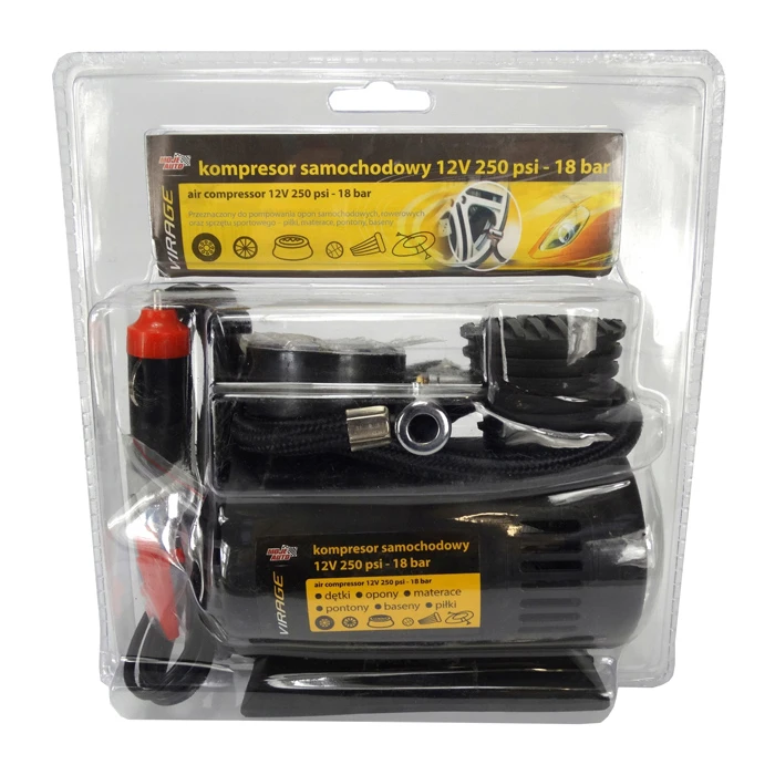 Συμπιεστής Αέρος Moje Auto αυτοκινήτου 93-015 με μανόμετρο, 12V, 250PSI