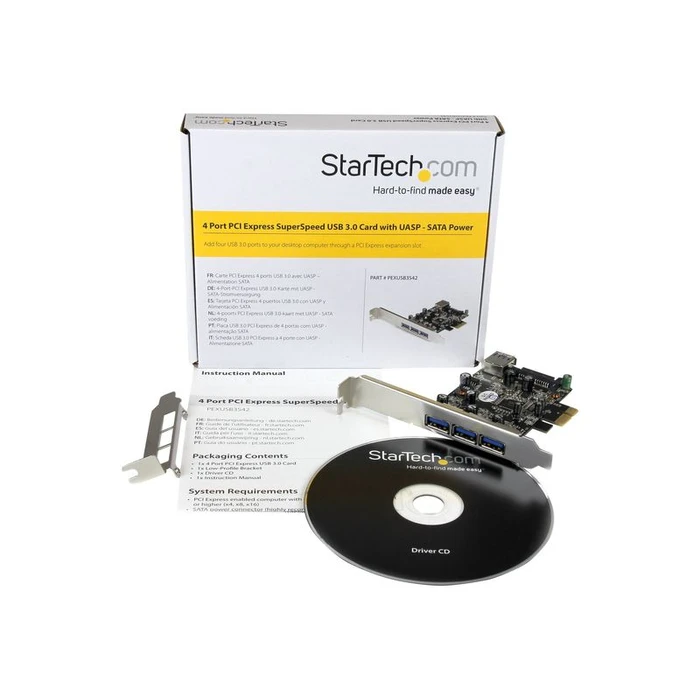 Κάρτα Δικτύου PCIe StarTech USB 3.0 card - 4-way