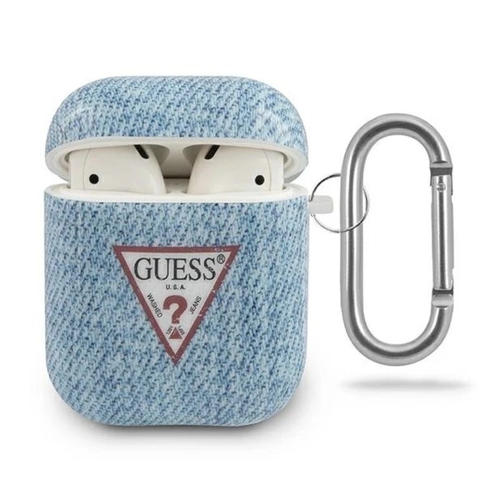 Guess GUACA2TPUJULLB Apple AirPods cover light blue Jeans Collection