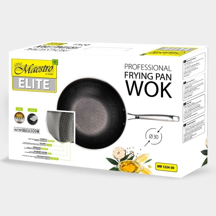 Τηγάνι Maestro / WOK PROFESSIONAL 30 cm