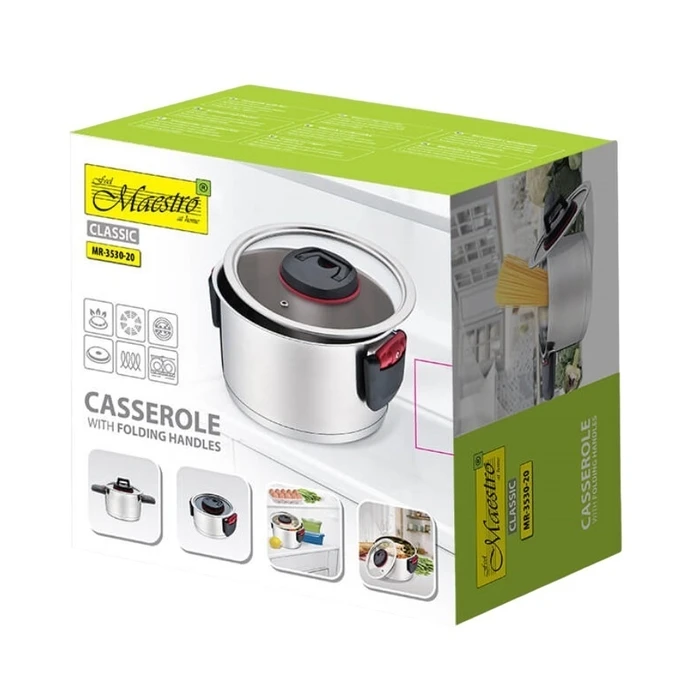 Κατσαρόλα Maestro with LID 20 cm, 3,2 l