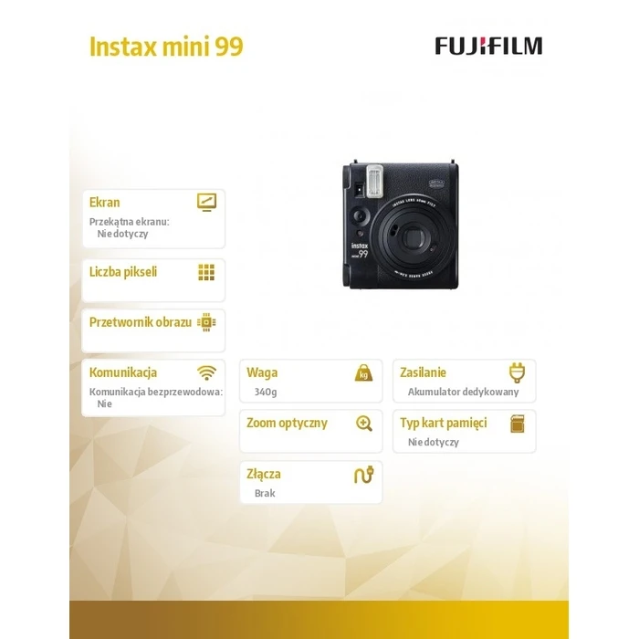 Φωτογραφική Μηχανή Fujifilm Instax Mini 99 Black