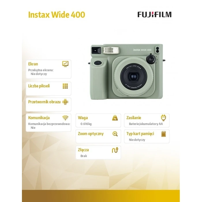 Φωτογραφική Μηχανή Fujifilm Instax Wide 400 Green