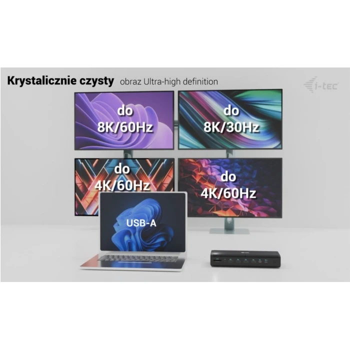 Docking Station i-tec Universal Docking Station 6x 4k/60hz Display Pd 140w