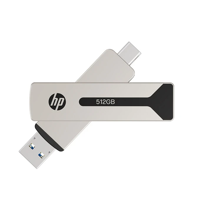 USB Flash 256GB HP Inc. Pendrive 512GB USB-C/A 3.2