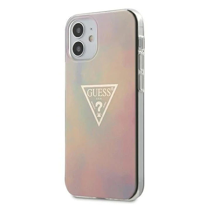 Guess GUHCP12SPCUMCGG01 Apple iPhone 12 mini pink hardcase Tie & Die Collection