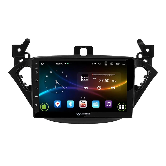 VenCore 3236-10007-0425B1 - Οθόνη Multimedia Android 15 9" για Opel Adam 2013-2019 με CANbus, CarPlay, Android Auto (Μαύρη)