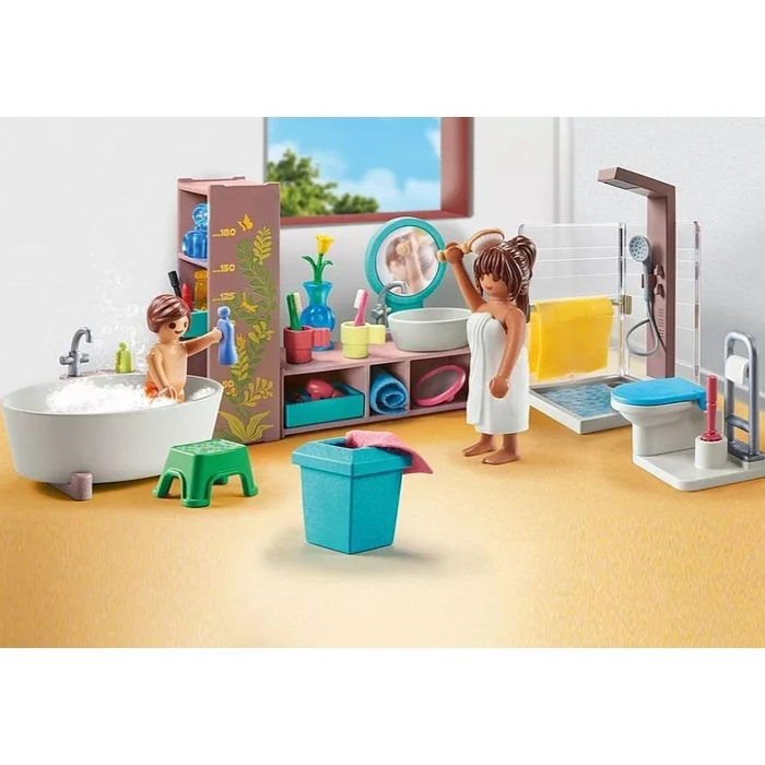Playmobil Figures Set My Life 71611 Bathroom