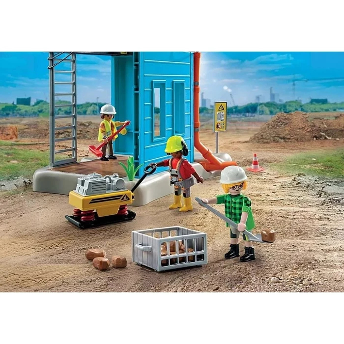 Playmobil Figures Set Action Heroes 71650 Construction Site