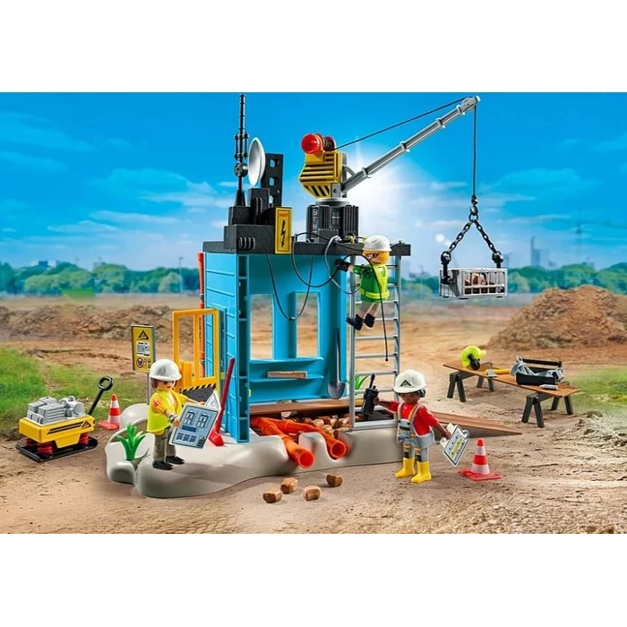 Playmobil Figures Set Action Heroes 71650 Construction Site