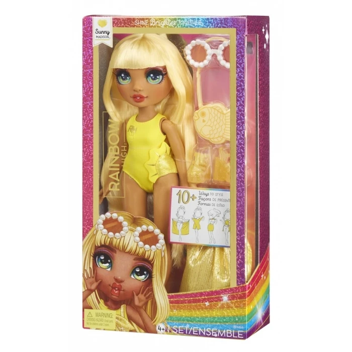 Κούκλα MGA Rainbow High Swim Style Sunny Yellow
