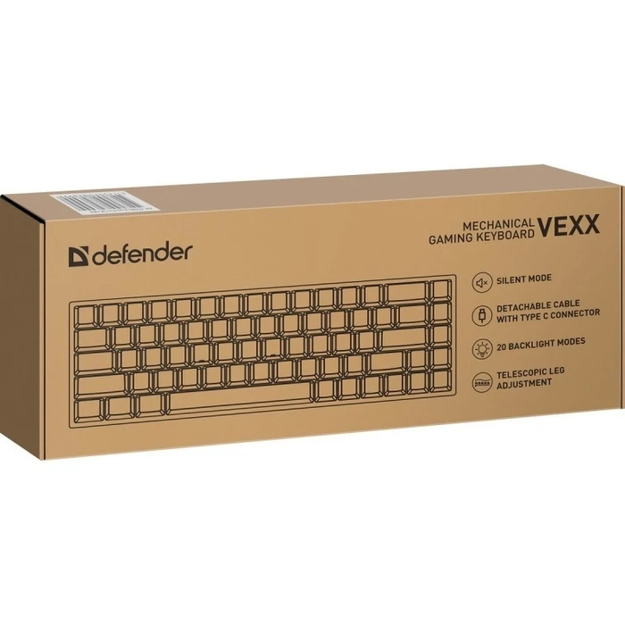 Πληκτρολόγιο Ενσύρματο Defender Mechanic Vexx Gk-084