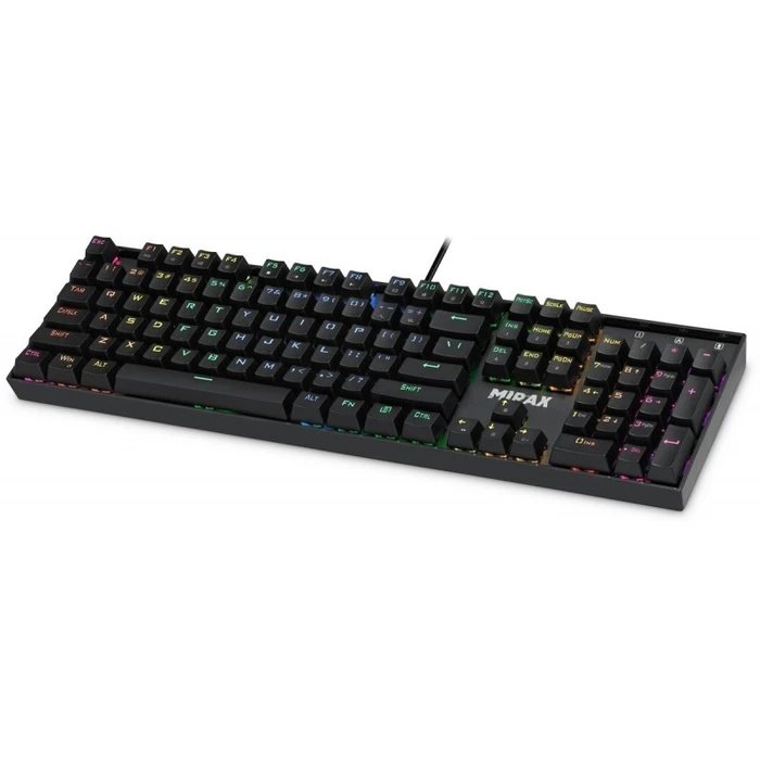 Gaming Πληκτρολόγιο Ενσύρματο Defender Mechanic Mirax Gk-352