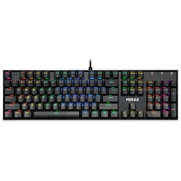 Gaming Πληκτρολόγιο Ενσύρματο Defender Mechanic Mirax Gk-352