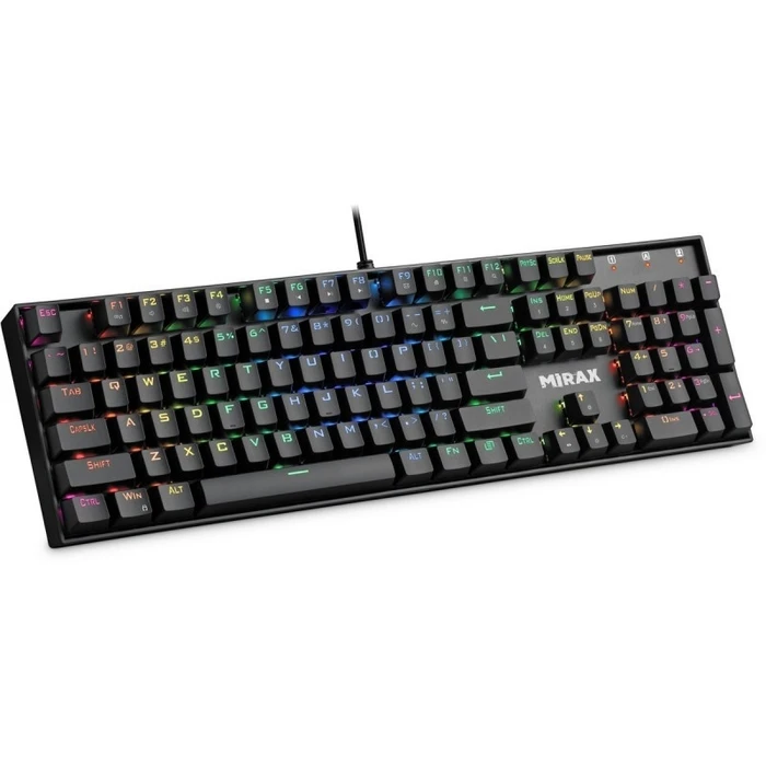 Gaming Πληκτρολόγιο Ενσύρματο Defender Mechanic Mirax Gk-352