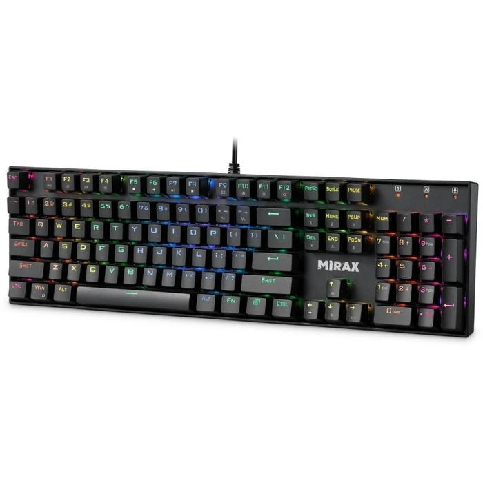Gaming Πληκτρολόγιο Ενσύρματο Defender Mechanic Mirax Gk-352