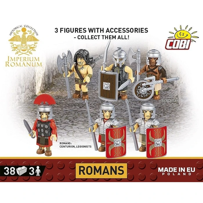 Τουβλάκια Cobi Blocks Imperium Romanum - Romans 3 figurines