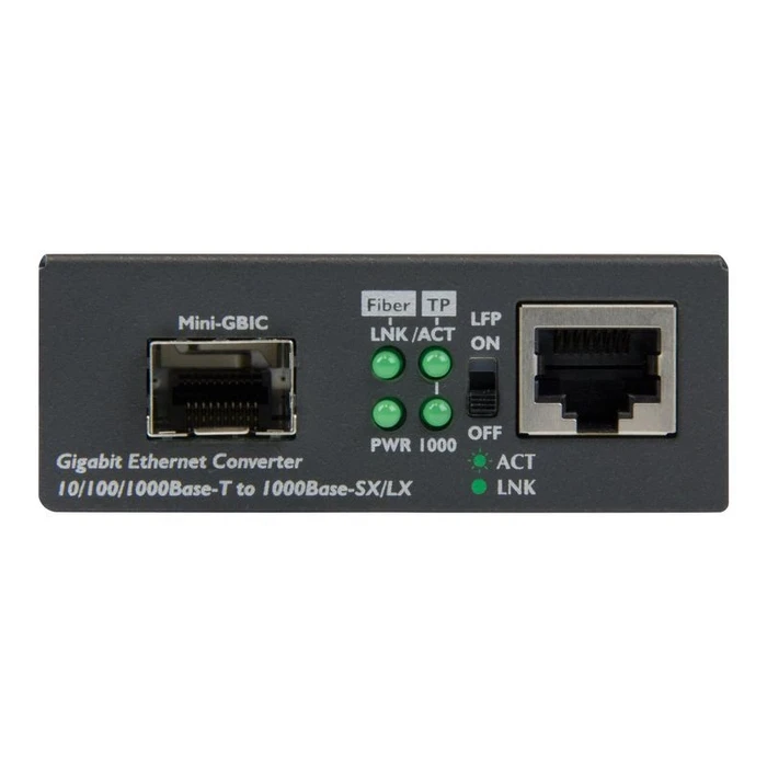 Media Converter StarTech Gigabit Ethernet LWL / with SFP - 1000 Mbit/s Multimode Gigabit - 10Mb LAN, 100Mb LAN, GigE