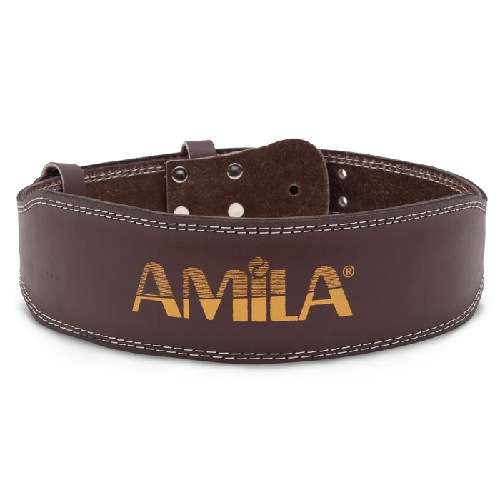 Ζώνη 'Αρσης Βαρών Amila Δερμάτινη Καφέ C Quality M