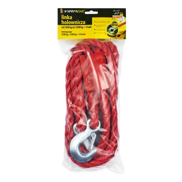 Ιμάντας Moje Auto ρυμούλκησης Αυτοκινήτου 94-034, 3500kg, 4m, κόκκινος