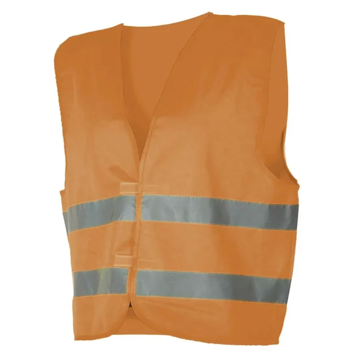 Γιλέκο Ασφαλείας Moje Auto 94-039 με Ανακλαστικά, L/Xl, Πορτοκαλί