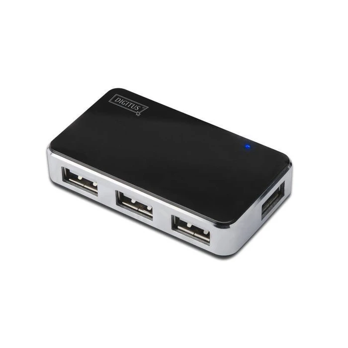 USB Hub Digitus USB 2.0 Black 4 Θυρών