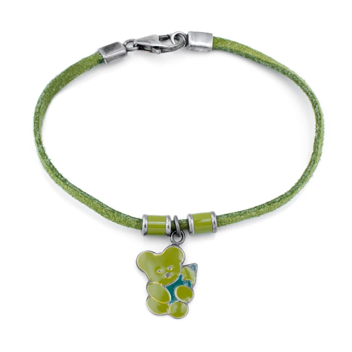 Γυναικείο Βραχιόλι Viceroy 95022P16 (19cm) από Ασήμι Silver, Green