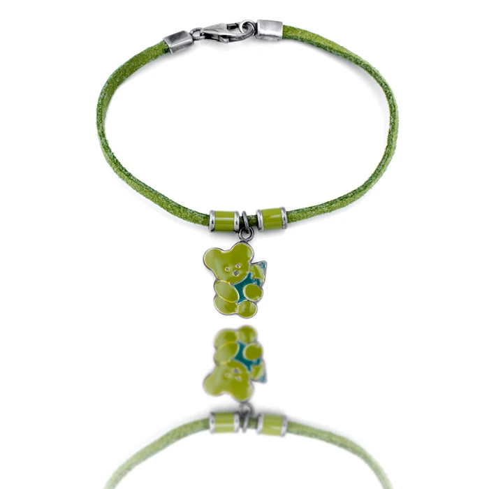 Γυναικείο Βραχιόλι Viceroy 95022P16 (19cm) από Ασήμι Silver, Green