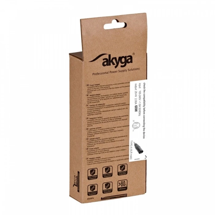 Φορτιστής Laptop 60W Akyga AK-EV-01 Charger